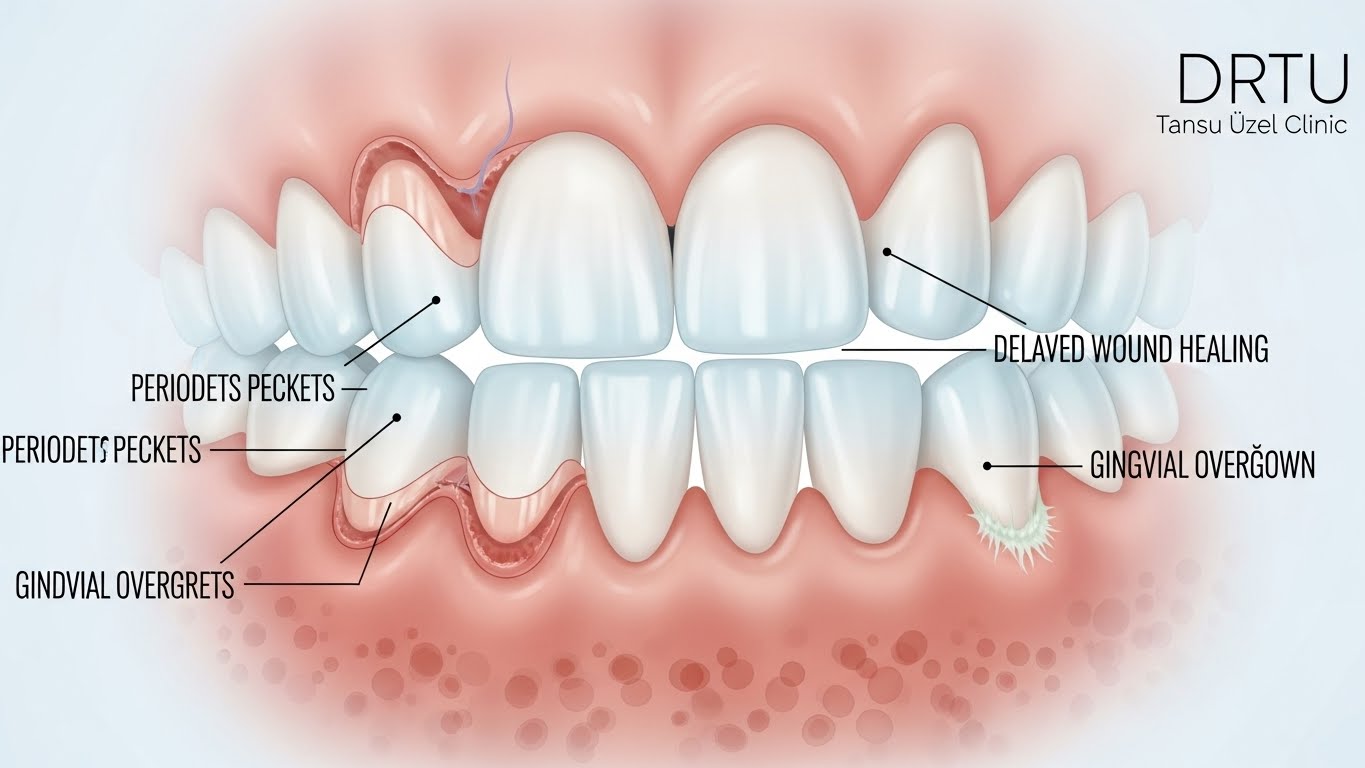 diyabetli hastalarda diş eti problemleri